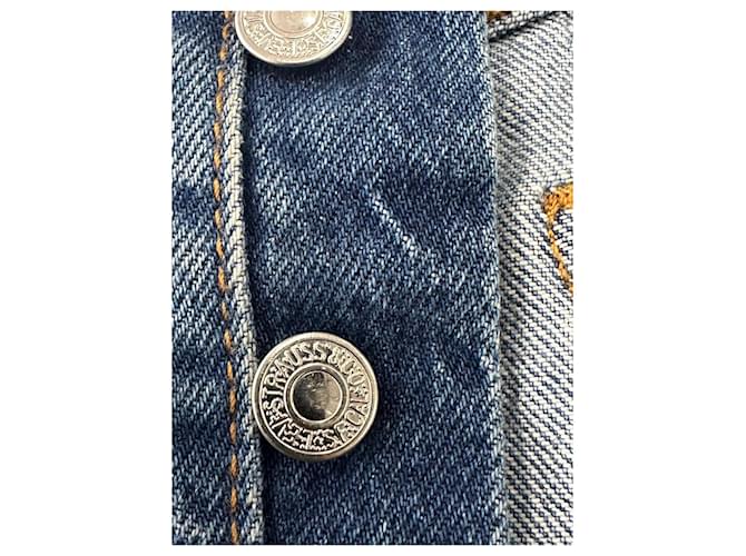 Jeans Levi's "Ribcage Straight Ankle" Azul - vista 10