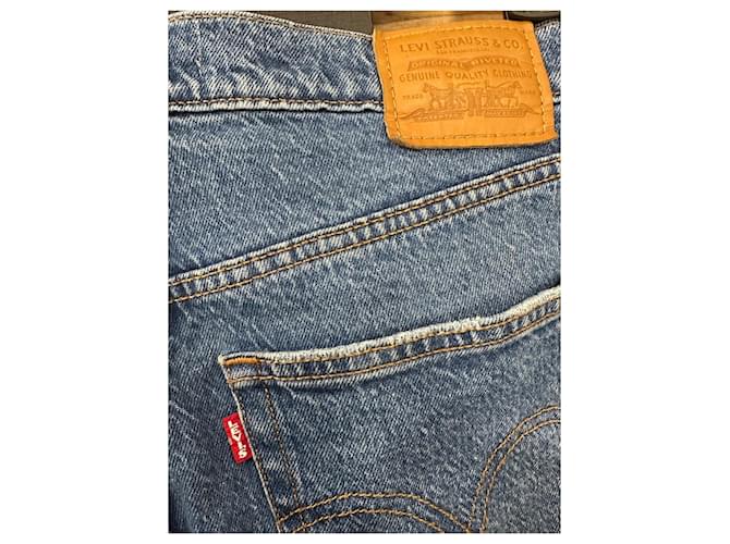 Jeans Levi's "Ribcage Straight Ankle" Azul - vista 2