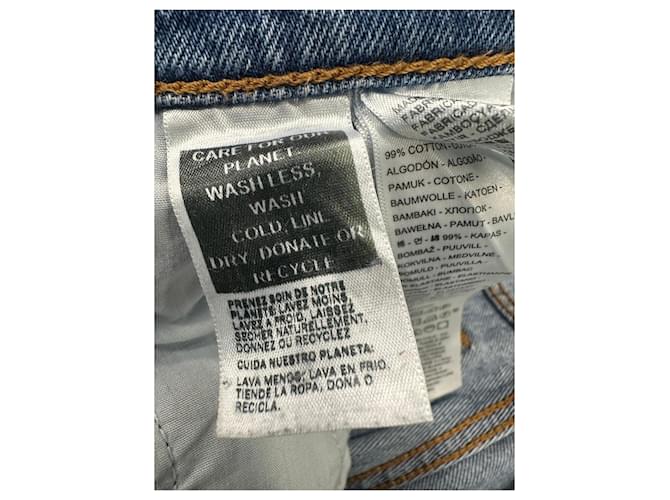 Jeans Levi's "Ribcage Straight Ankle" Azul - vista 6