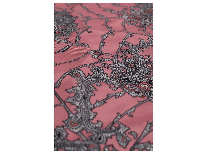 Etro Bufanda de seda paisley rosa - vista 3