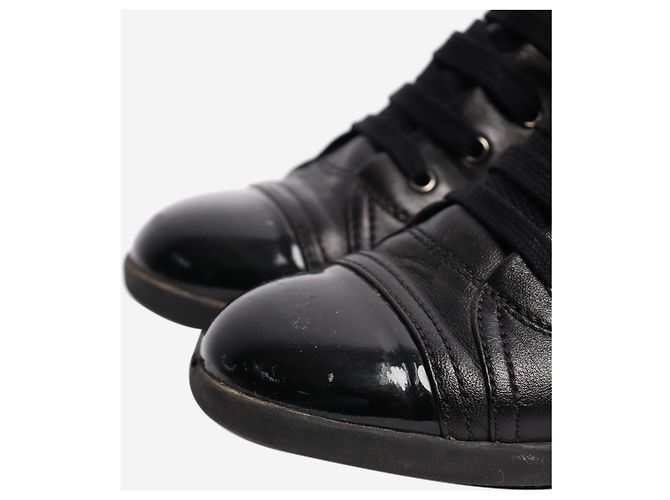 Chanel Sneakers nere con lacci - taglia EU 37,5 (UK 4,5) Nero - vista 5