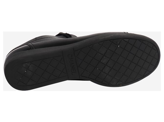 Chanel Sneakers nere con lacci - taglia EU 37,5 (UK 4,5) Nero - vista 6
