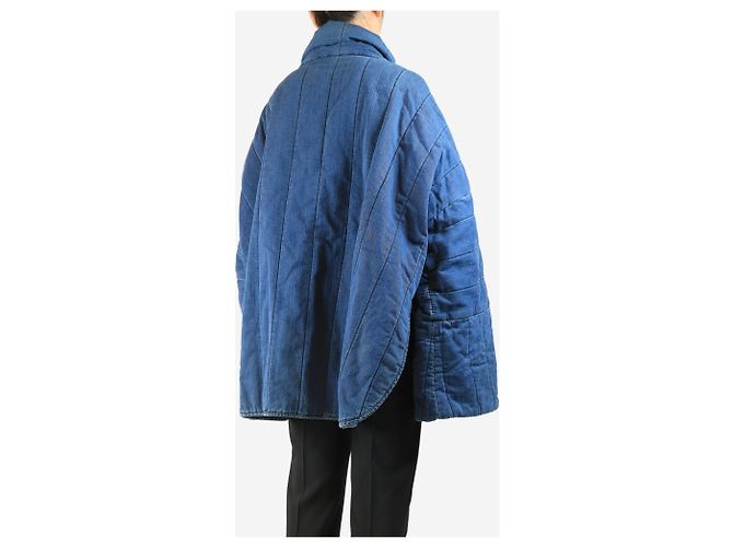 Chloé Oversized Jeansjacke in Blau - Größe M - Ansicht 2