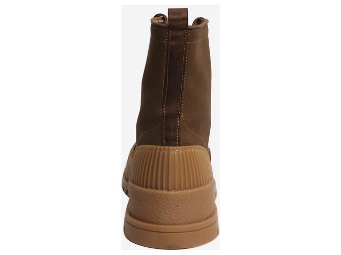 Weekend Max Mara Botines de lona marrón - talla EU 38 Castaño - vista 3