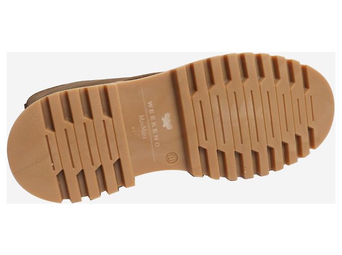 Weekend Max Mara Botines de lona marrón - talla EU 38 Castaño - vista 6