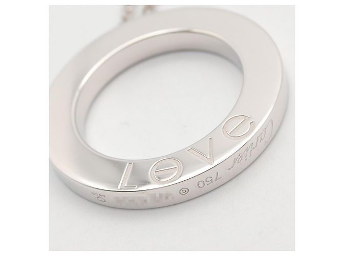 Collana Cartier Love Circle 3PD Argento - vista 4