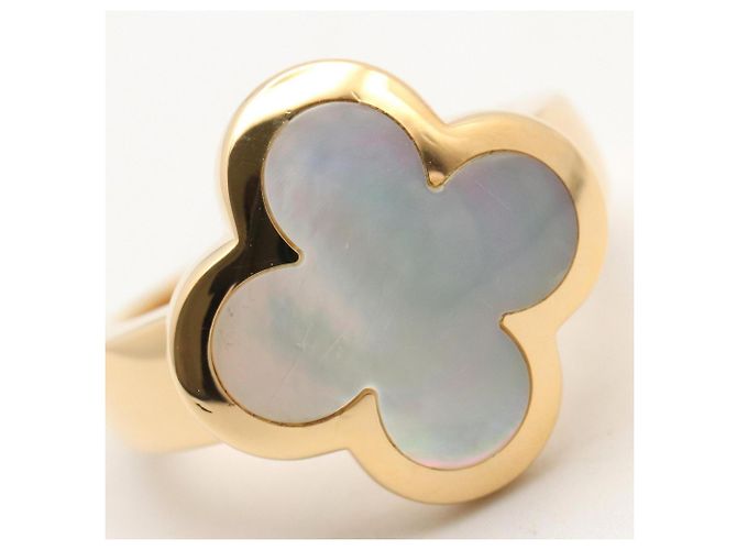 Anello Pure Alhambra Van Cleef & Arpels Blu D'oro - vista 4