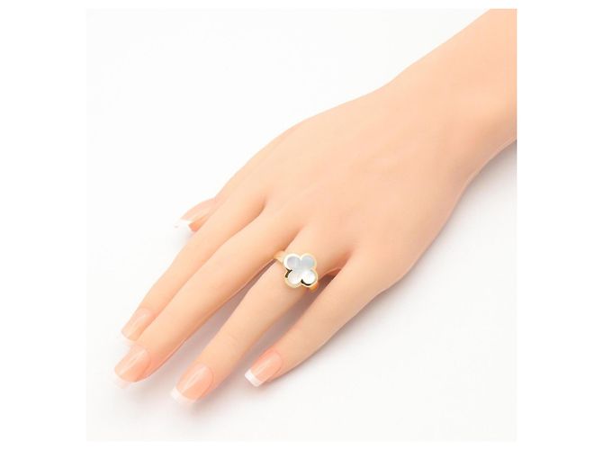 Anello Pure Alhambra Van Cleef & Arpels Blu D'oro - vista 8