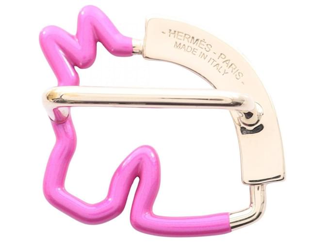 Hermès Cheval Neon Schalring Pink Golden - Ansicht 2