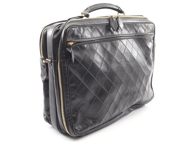 Bicolor Business Bag von Chanel Schwarz - Ansicht 2