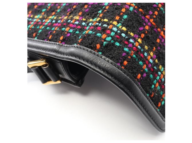 Borsa a Spalla Piccola Solferino Saint Laurent Paris Yves Saint Laurent Nero Multicolore - vista 6