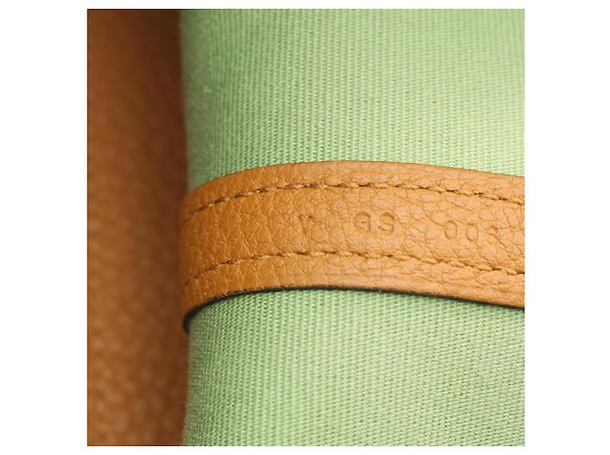 Borsa Tote TPM Garden Party di Hermès Marrone Verde - vista 5