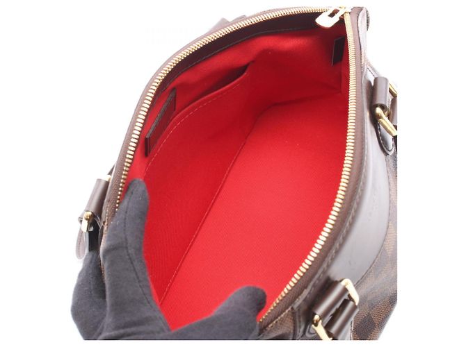 Borsa a Spalla Verona PM Louis Vuitton Marrone Damier ebene - vista 3
