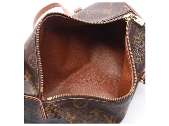Borsa Louis Vuitton Papillon 26 Marrone Monogramma - vista 3