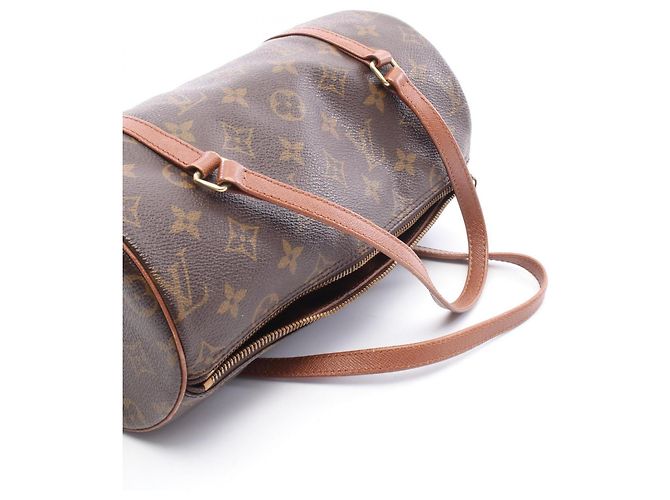Borsa Louis Vuitton Papillon 26 Marrone Monogramma - vista 6