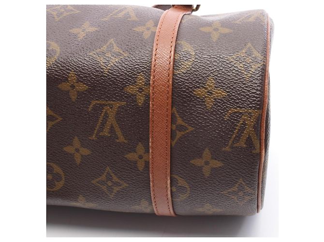 Borsa Louis Vuitton Papillon 26 Marrone Monogramma - vista 9