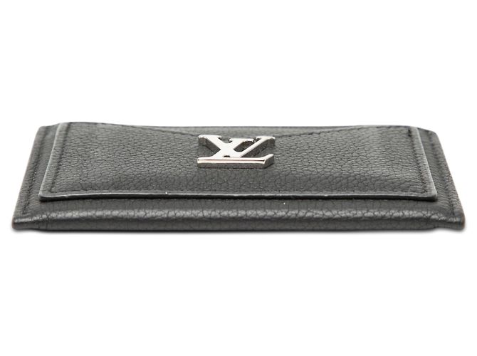 Tarjetero Lockme de piel de ternera negra Louis Vuitton Negro - vista 3