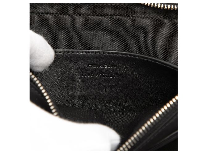 Borsa a tracolla in nylon nero e vernice Saint Laurent - vista 6