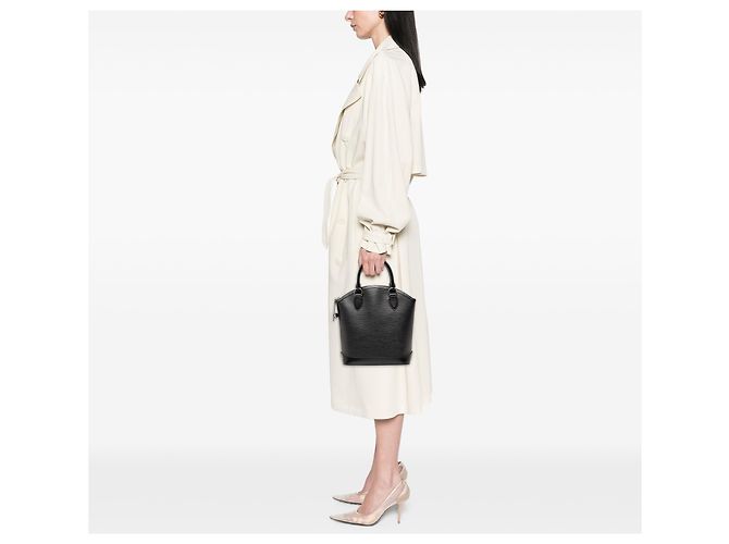 Louis Vuitton Lockit Vertical in Epi Nero - vista 7
