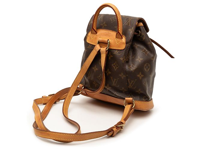 Mini Montsouris Monogramma Marrone Louis Vuitton - vista 2