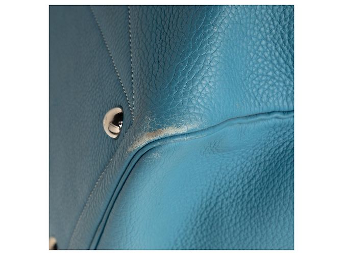 Hermès Blu Clémence Victoria Viaggio 43 Blu chiaro - vista 7