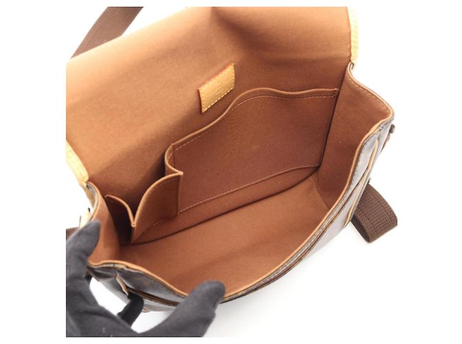 Borsa a Spalla Bosphore PM Louis Vuitton Marrone Monogramma - vista 3