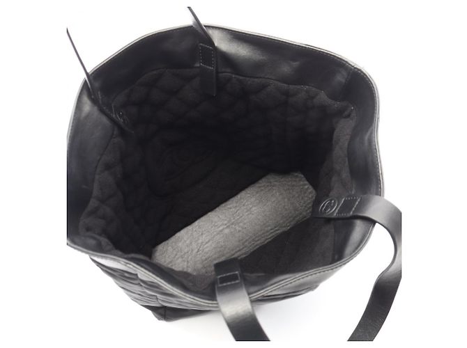 Borsa tote reversibile Chanel Coco Mark Nero - vista 3