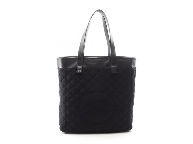 Borsa tote reversibile Chanel Coco Mark Nero - vista 6
