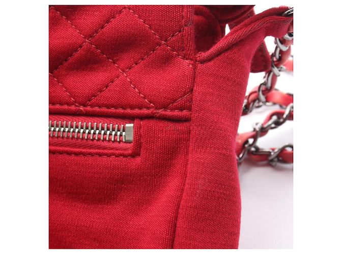 Borsa a mano matelassé rossa Chanel Rosso - vista 11