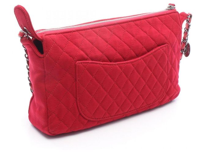 Borsa a mano matelassé rossa Chanel Rosso - vista 2
