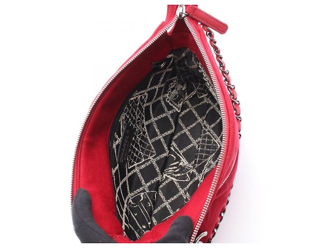Borsa a mano matelassé rossa Chanel Rosso - vista 3