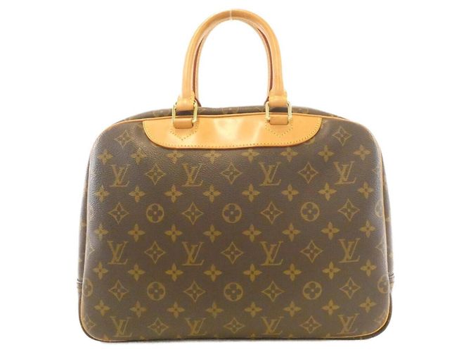 Borsa a mano Bowling Vanity Monogram Louis Vuitton M47270 Marrone Monogramma - vista 2