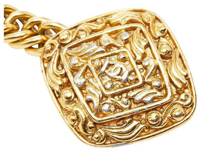 Chanel Coco Mark goldplattierter Kettengürtel Golden - Ansicht 2