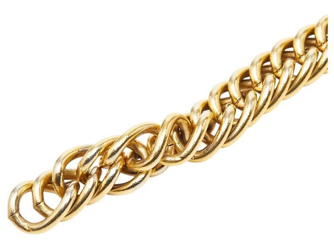 Chanel Coco Mark goldplattierter Kettengürtel Golden - Ansicht 3