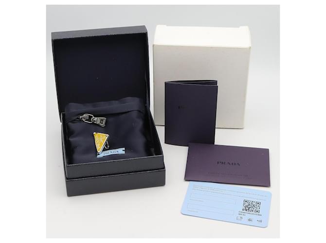 Orecchini a clip in argento 925 Prada Giallo - vista 5