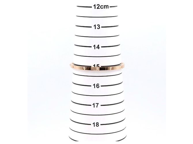 Bracciale charm Cartier in oro rosa 18K con diamanti D'oro - vista 5
