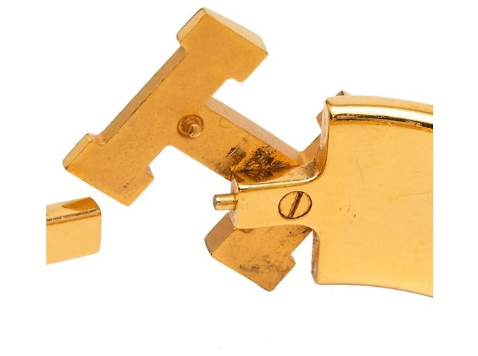 Bracciale Hermès Clic Clac H GM Rosa D'oro - vista 4