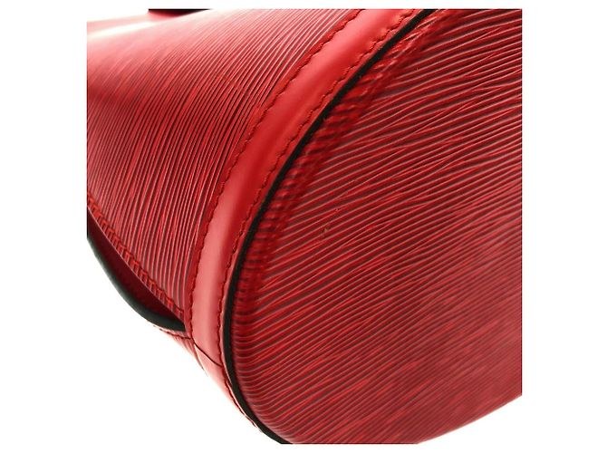 Sac à épaule Louis Vuitton Epi Cluny M52257 Rouge - vue 3