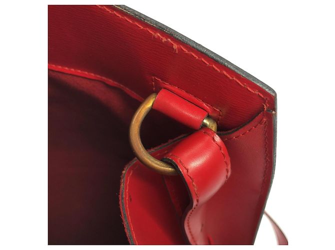 Sac à épaule Louis Vuitton Epi Cluny M52257 Rouge - vue 9