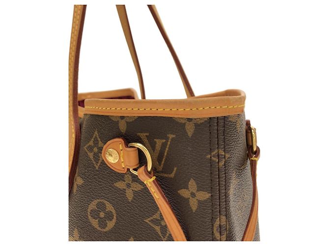 Bolso Louis Vuitton Monogram Neverfull PM Castaño Monograma - vista 3