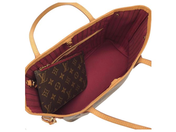 Bolso Louis Vuitton Monogram Neverfull PM Castaño Monograma - vista 8