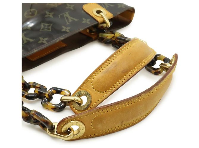 Louis Vuitton Monogram Vinyl Cabas Ambre MM Tote Bag Braun - Ansicht 3