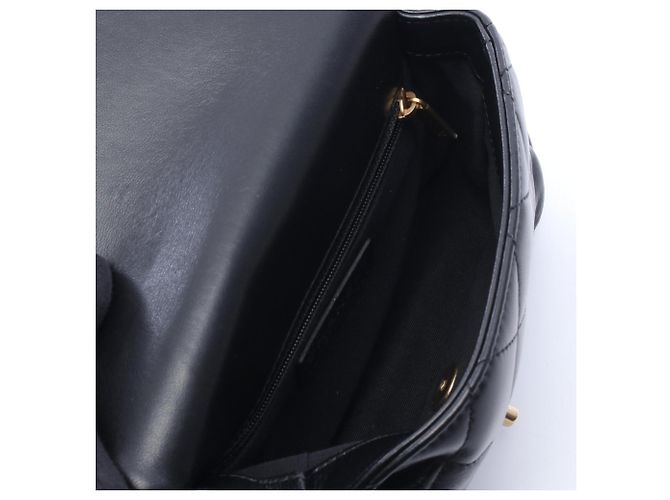 Borsa a spalla piccola matelassé Chanel Nero - vista 3