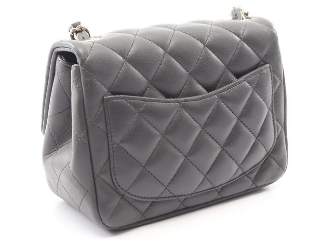 Borsa a Spalla Mini Matelassé Chanel Marrone - vista 2