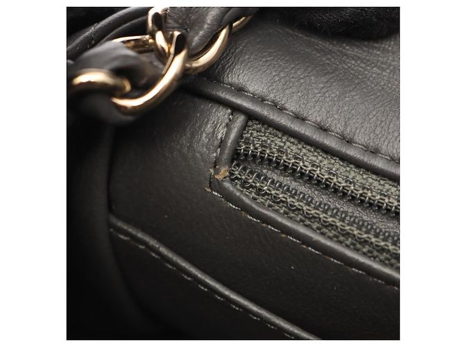 Borsa a Spalla Mini Matelassé Chanel Marrone - vista 6