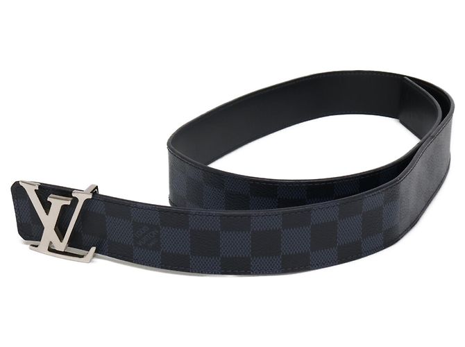 Cintura Damier Cobalt Blu Navy M0087 di Louis Vuitton - vista 3