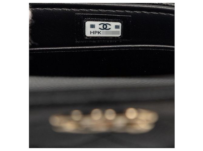 Borsa micro Coco Handle Matelassé di Chanel Nero - vista 6