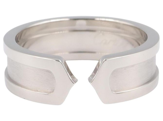 Anello Cartier C2 in oro bianco 18K Argento - vista 2