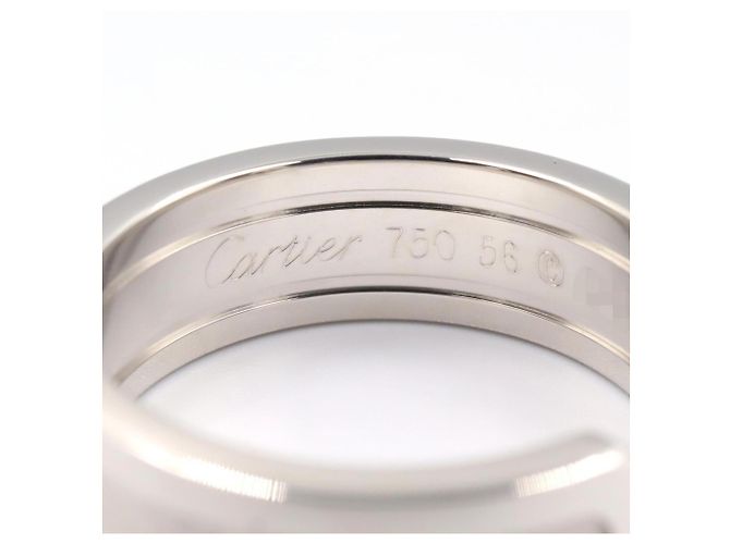 Anello Cartier C2 in oro bianco 18K Argento - vista 4