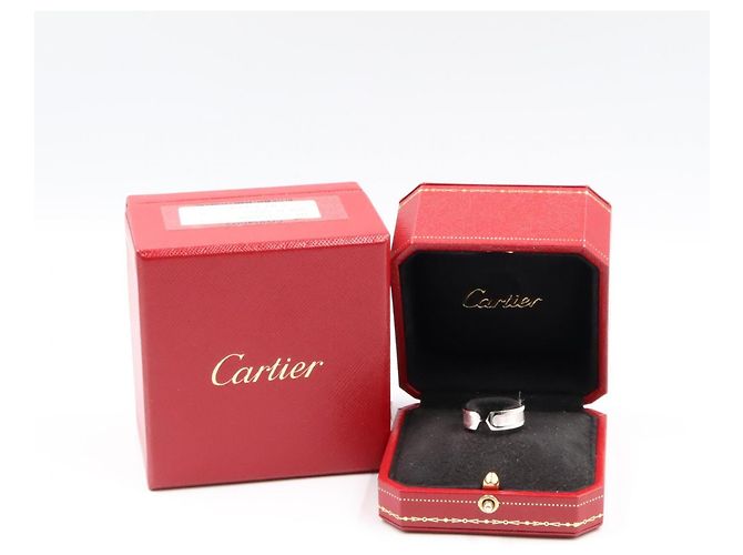 Anello Cartier C2 in oro bianco 18K Argento - vista 7